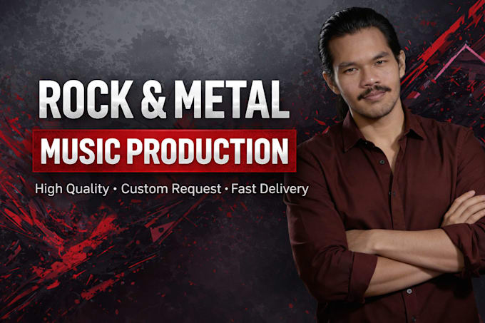 create a powerful rock and metal background music
