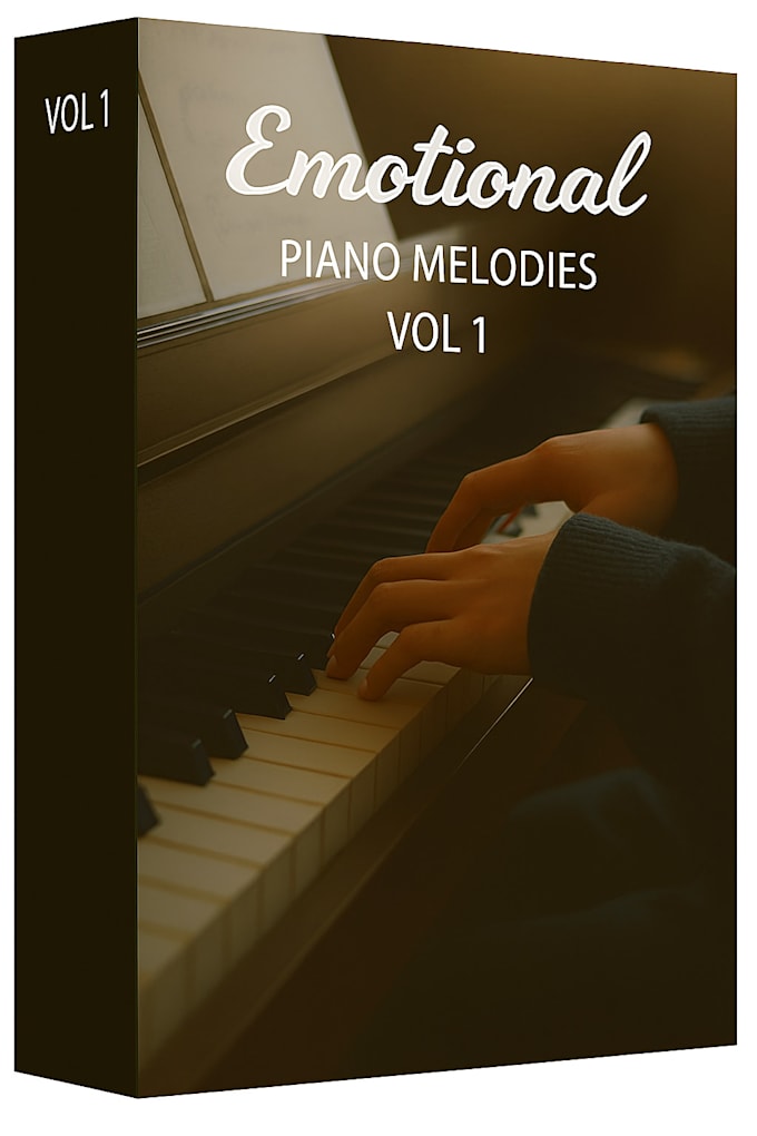 create emotional piano melodies sample pack wav and midi