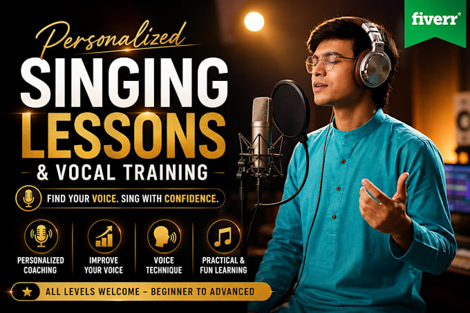 provide personalized singing lessons and vocal training