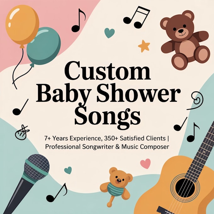 create personalized baby shower song