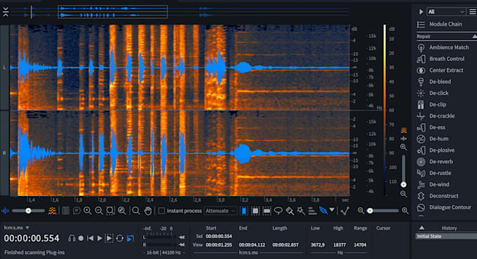 audio restoration and cleanup