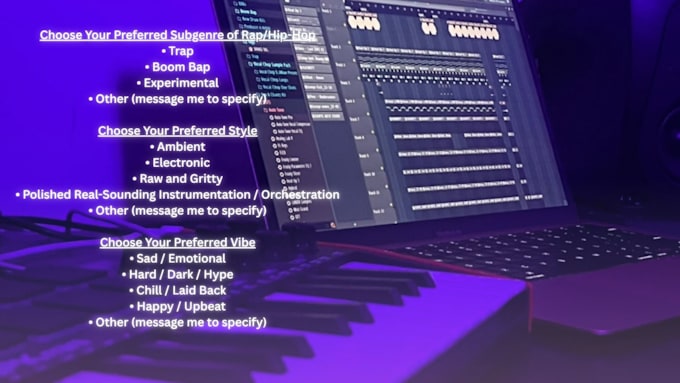 produce custom rap beats