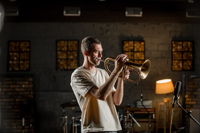 record trumpet or flugelhorn