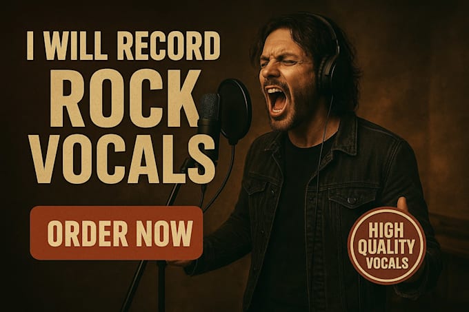 record professional metal and rock vocals with clean and scream performance