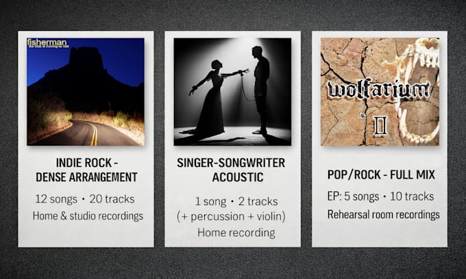 mix and master your rock or indie song professionally