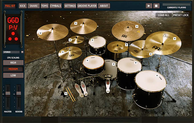 program professional realistic midi drums to your song