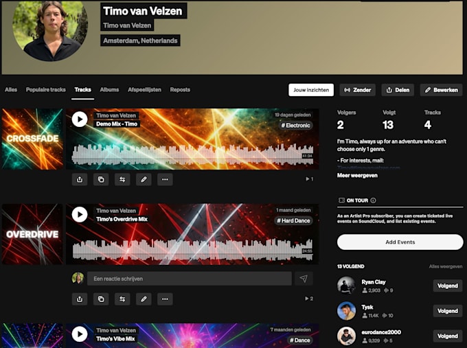 create a custom mix for your training, gym or video