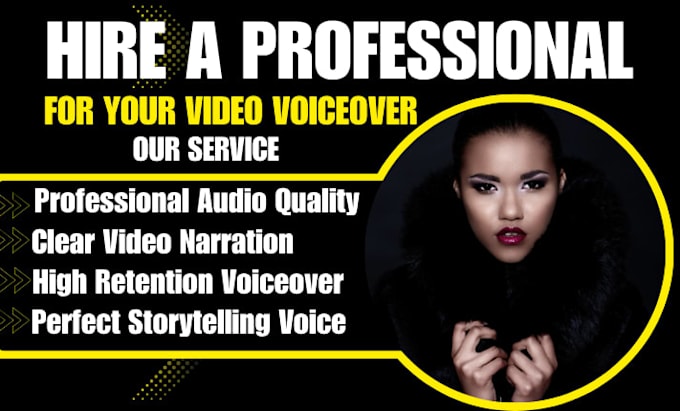 record a professional american english voice over for your video or podcast