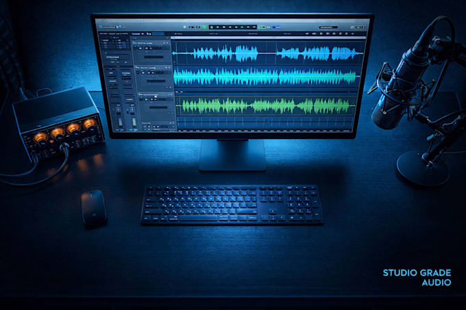 record a professional male voice over in multiple languages