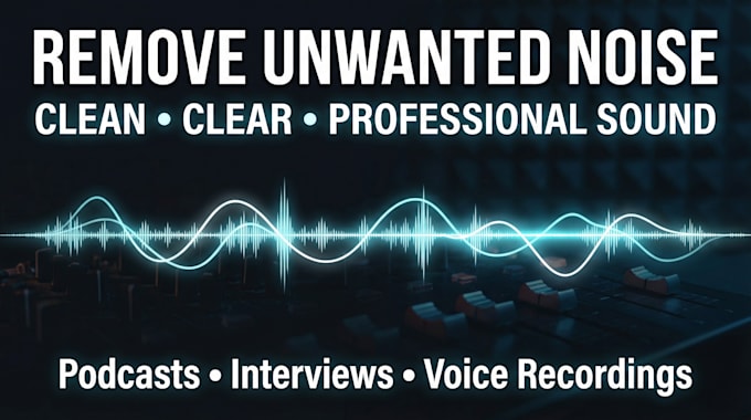 remove background noise and clean your audio