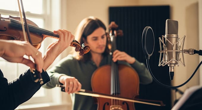 record professional string sections for gospel, rnb, and pop projects