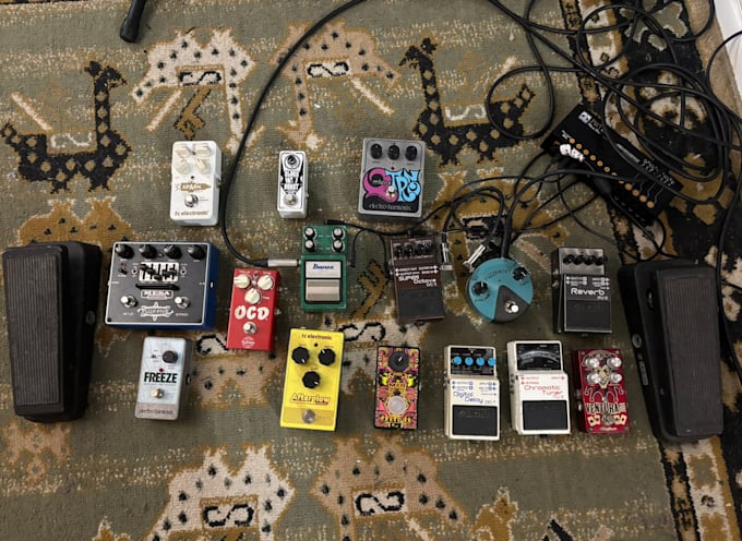 record your electric guitars with analog gear