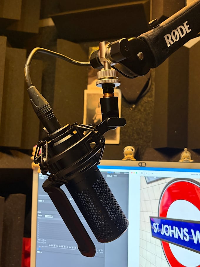 record a professional british female voice over