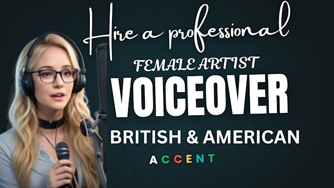 record a warm and professional british english female voice over