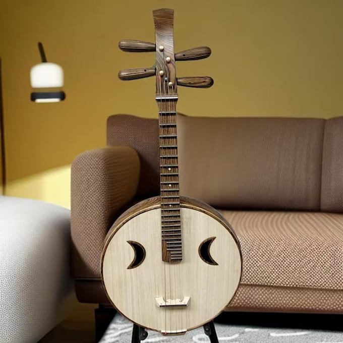 record unique chinese ruan plucked instrument for your track