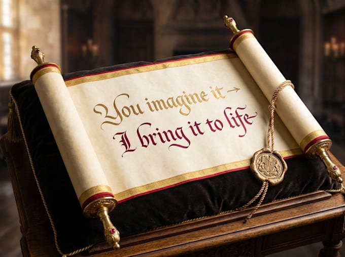 record a personalized fantasy character voice message