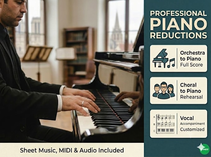 make a piano reduction or accompaniment