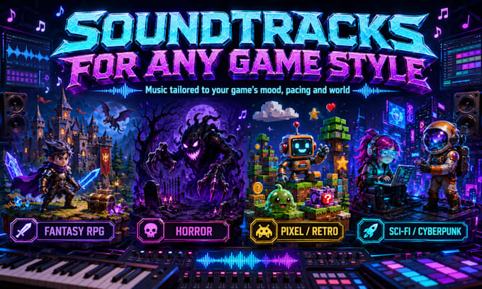 compose original soundtrack for your videogame