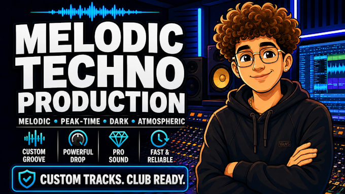 produce a professional techno track for you