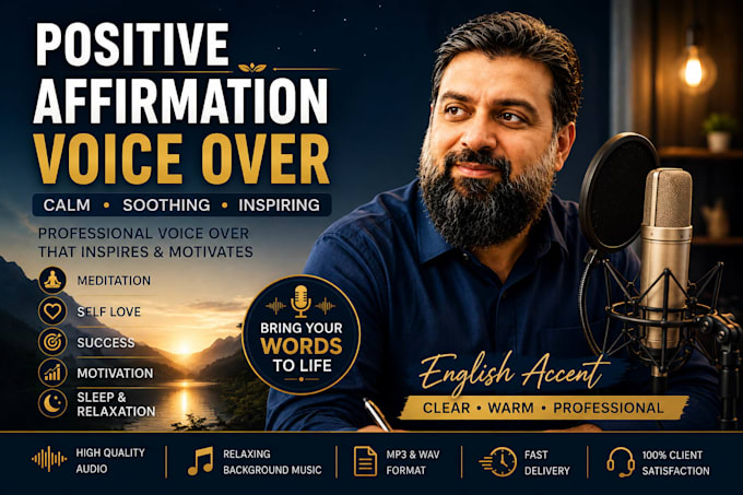 create personalized positive affirmation audio recordings