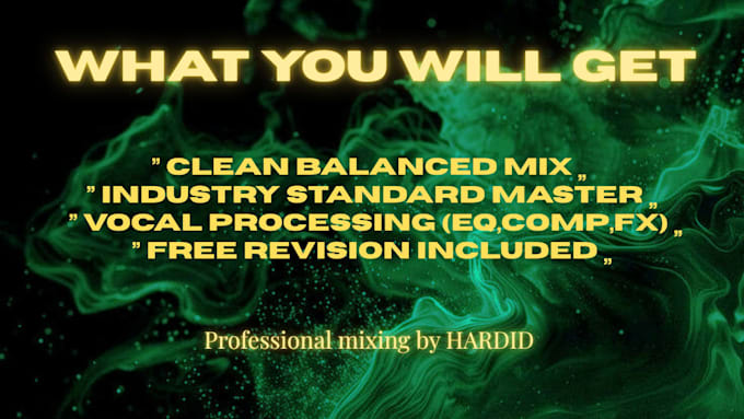 do professional mixing and mastering for rap and drill music