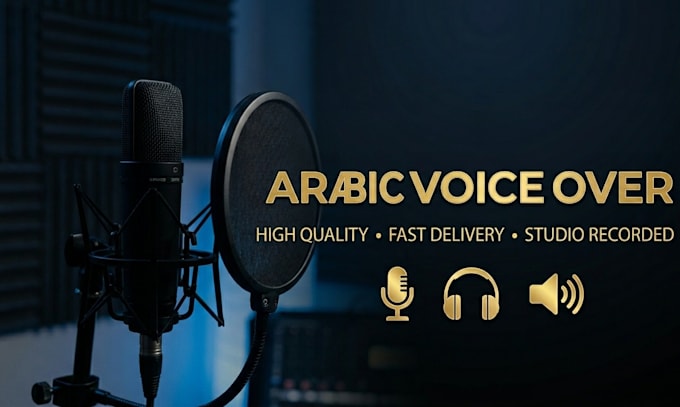 record a professional arabic voice over