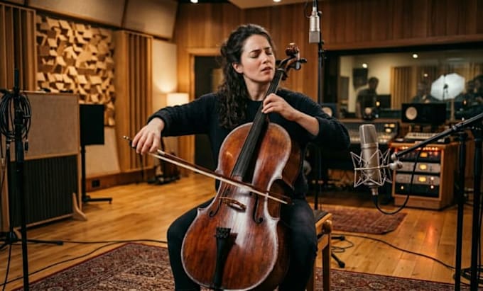 record professional live string section in a studio for your song