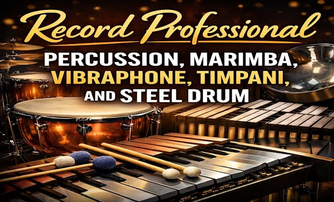 provide live percussion featuring djembe, conga, bongo tambourine udu drum