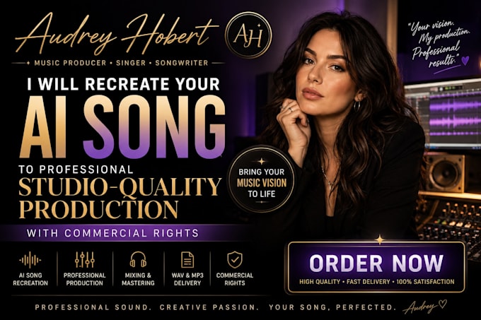 recreate or remake ai songs into professional production