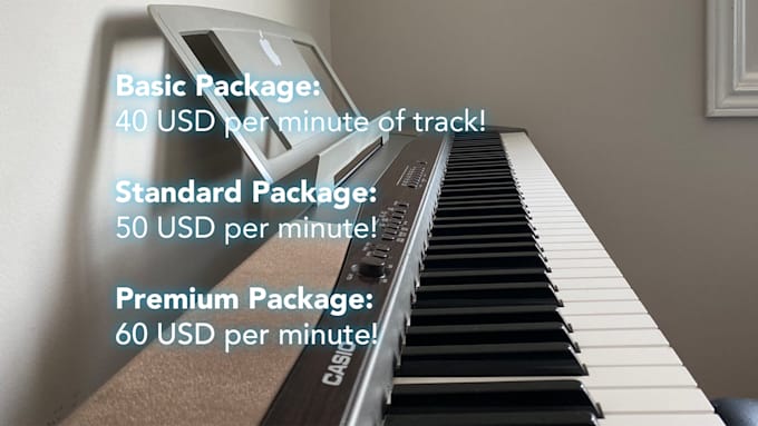 produce and compose custom music for your project
