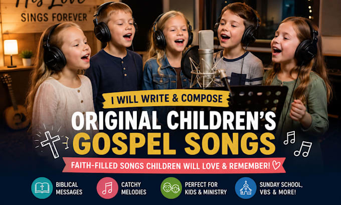 write and compose children christian gospel songs