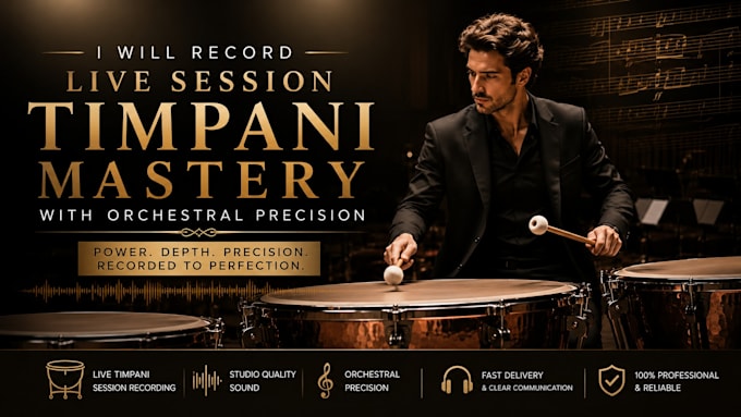 record live session timpani mastery with orchestral precision