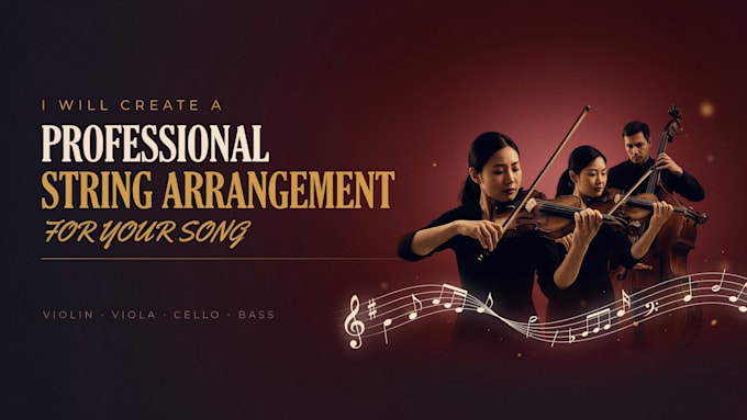 create a professional strings arrangement for your song