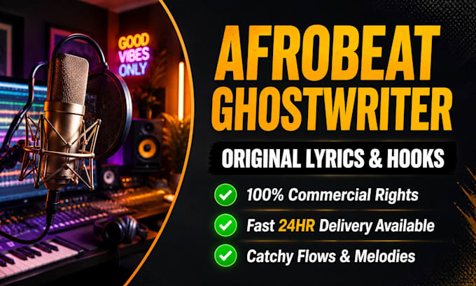 ghostwrite your afrobeat song with original lyrics