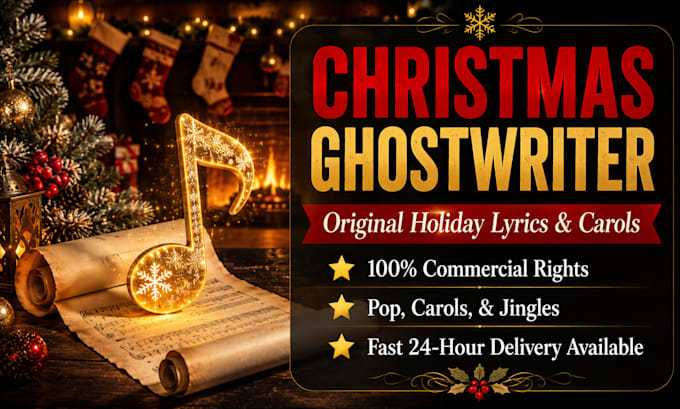 ghostwrite your christmas song