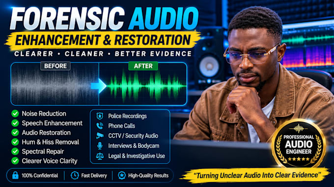 do fix mix forensic audio editing audio cleanup noise reduction podcast editing