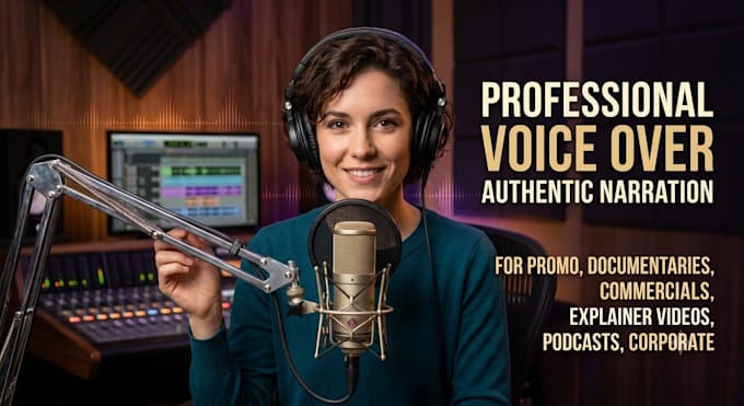 record a professional voice over for elearning and narration