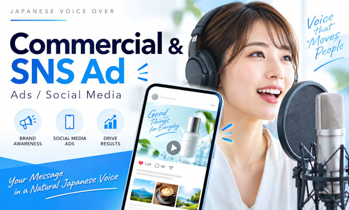 record a professional japanese voice over