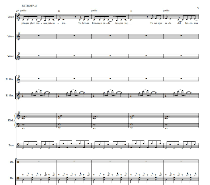 transcribe your favorite sheet music