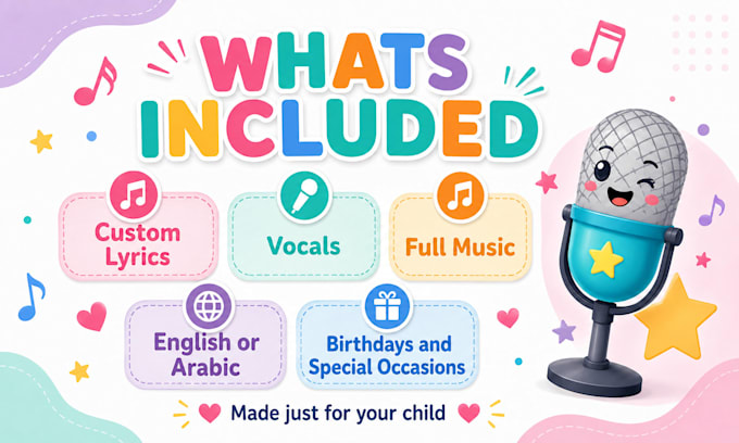 create a custom personalized children song for your child
