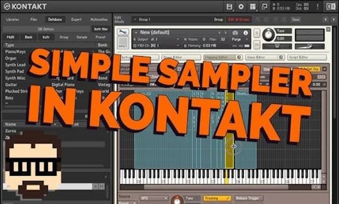 expertly develop kontakt sample library, instrument or sample based plugins