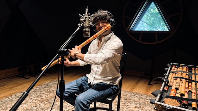 record authentic native american flute for your music project