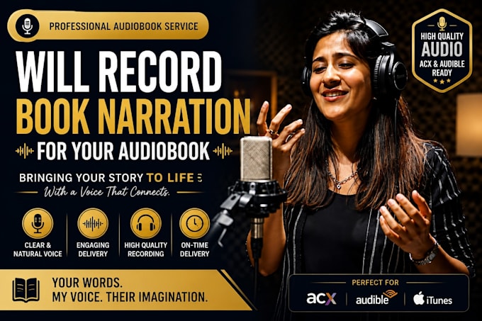 record book narration for your audiobook