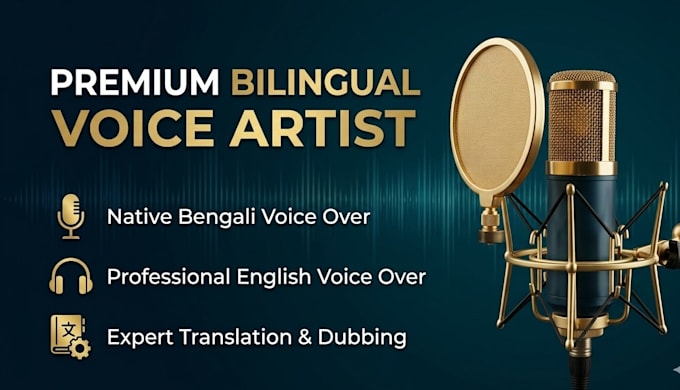 do a professional bengali voice over for your video