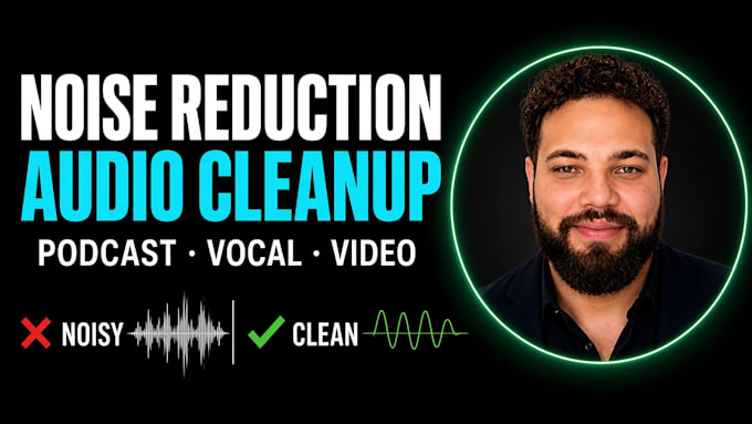 remove background noise and clean your vocal or podcast audio
