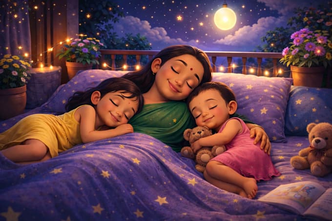 write a custom hindi lullaby for babies