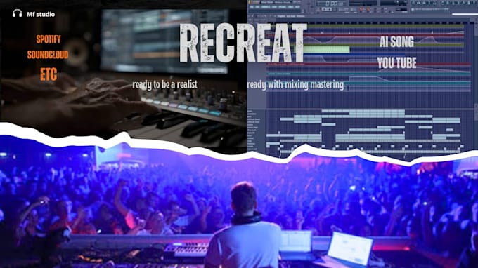 recreate any song, beat, or instrumental professionally