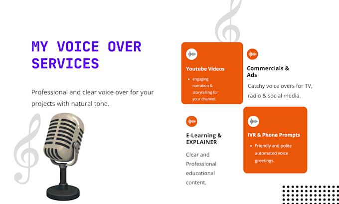 do professional female bengali voice over and narration