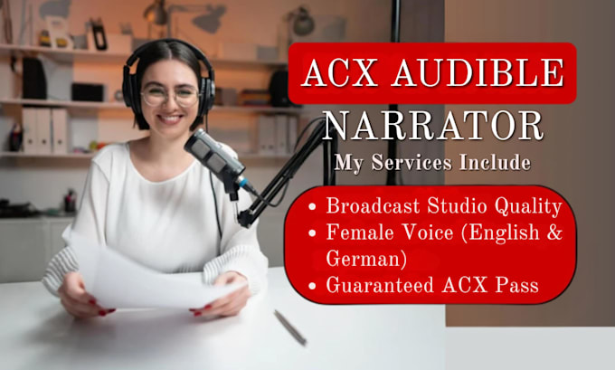 narrate and produce an acx compliant audiobook for self published authors