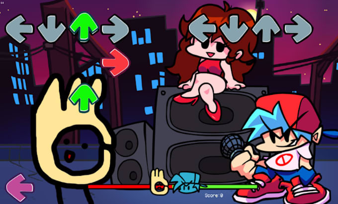 do compose custom fnf song, chart, chromatic, cover, character, sprites, fnf mod